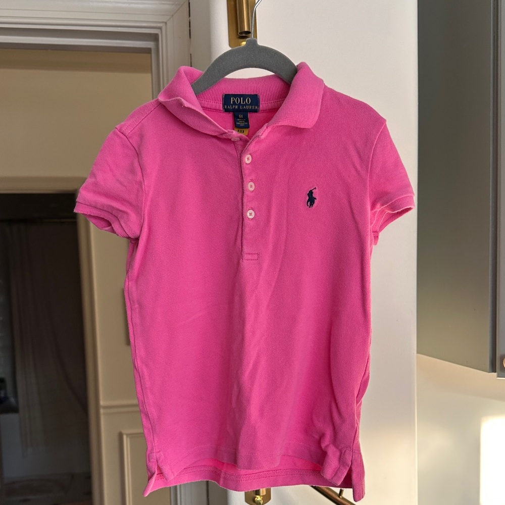 Polo by Ralph Lauren Kids Bright Pink Polo Shirt